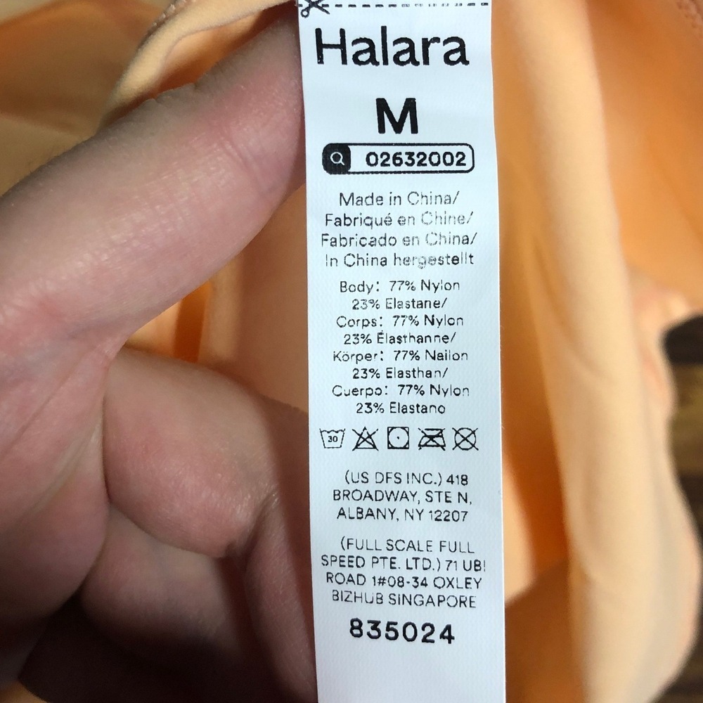 Halara SoftlyZero Plush Backless Active Dress Size M Apricot Sherbet Active - Picture 9 of 12